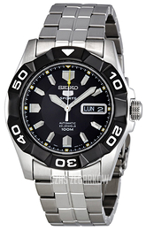 Seiko Czarny/Stal Ø42 mm SNZH91