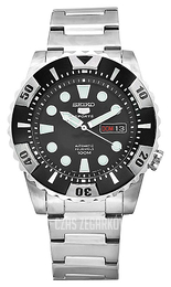 Seiko Sportura Czarny/Stal Ø46 mm SNZJ13