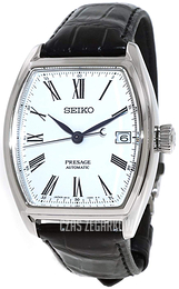 Seiko Presage Biały/Skóra SPB049J1