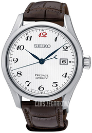 Seiko Biały/Skóra Ø40 mm SPB067J1