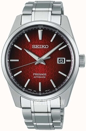 Seiko Presage Czerwony/Stal Ø39.5 mm SPB227J1