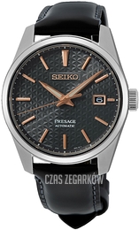 Seiko Presage Czarny/Skóra Ø39.3 mm SPB231J1
