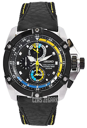 Seiko Velatura Czarny/Skóra Ø44 mm SPC049