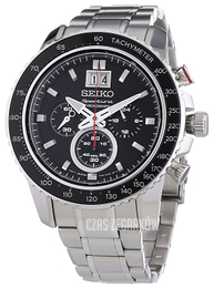 Seiko Sportura Czarny/Stal Ø45 mm SPC137P1