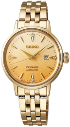 Seiko Presage Żółte złoto/Stal w odcieniu złota Ø30.3 mm SRE018J1