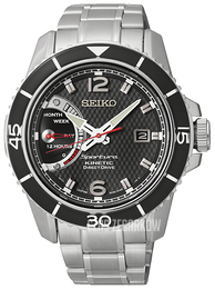 Seiko Kinetic Czarny/Stal Ø45 mm SRG019P1