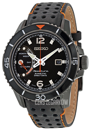 Seiko Sportura Czarny/Skóra Ø45 mm SRG021