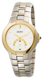 Seiko Dress Srebrny/Stal w odcieniu złota Ø38.5 mm SRK018
