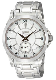 Seiko Premier Srebrny/Stal Ø41 mm SRK019