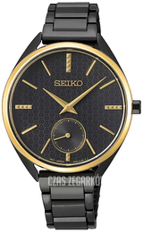 Seiko Czarny/Stal Ø35 mm SRKZ49P1