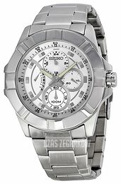 Seiko Srebrny/Stal Ø44 mm SRL065