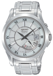 Seiko Premier Srebrny/Stal Ø42 mm SRN001
