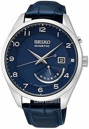 Seiko Kinetic Niebieski/Skóra Ø42 mm SRN061P1