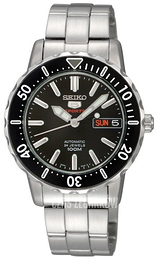 Seiko 5 Czarny/Stal Ø38 mm SRP191K1