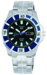 Seiko Czarny/Stal Ø44 mm SRP203