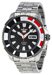 Seiko Czarny/Stal Ø44 mm SRP207