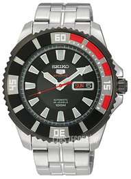 Seiko 5 Czarny/Stal Ø44 mm SRP207K1