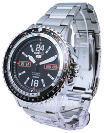 Seiko 5 Czarny/Stal Ø43 mm SRP347J1