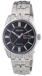 Seiko Dress Czarny/Stal Ø39 mm SRP403J1