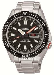 Seiko Czarny/Stal Ø43 mm SRP495K1