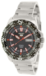 Seiko Czarny/Stal Ø42 mm SRP541