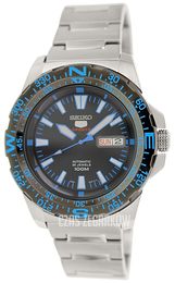 Seiko 5 Czarny/Stal Ø43 mm SRP543