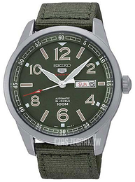 Seiko 5 Zielony/Tkanina Ø44 mm SRP621