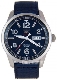 Seiko 5 Niebieski/Tkanina Ø44 mm SRP623