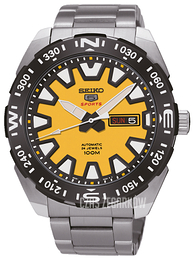 Seiko 5 Żółty/Stal Ø45 mm SRP745K1