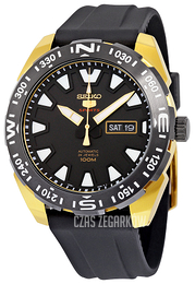 Seiko 5 Czarny/Guma Ø45 mm SRP750