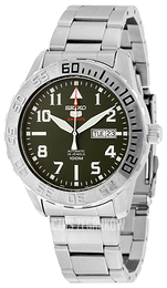 Seiko 5 Zielony/Stal Ø45 mm SRP751