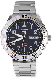 Seiko 5 Czarny/Stal Ø44 mm SRP755