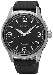 Seiko Presage Czarny/Skóra Ø41 mm SRPB07J1