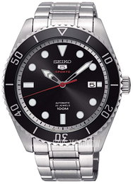Seiko 5 Czarny/Stal Ø44 mm SRPB91K1