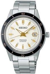 Seiko Presage Biały/Stal Ø40.8 mm SRPG03J1