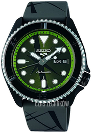 Seiko 5 Sports Zielony/Guma Ø42.5 mm SRPH67K1