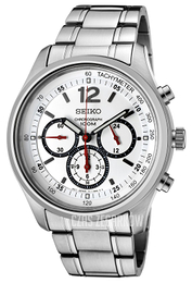 Seiko Biały/Stal Ø42 mm SRW007