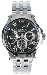 Seiko Premier Czarny/Stal Ø41 mm SRX005