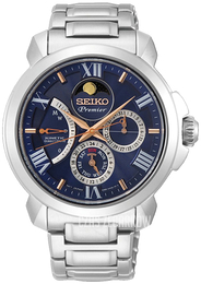 Seiko Premier Niebieski/Stal Ø42.5 mm SRX017P1
