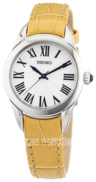 Seiko Dress Ladies Srebrny/Skóra Ø28 mm SRZ383P2