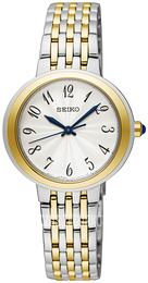 Seiko Dress Ladies Srebrny/Stal w odcieniu złota Ø29 mm SRZ506P1