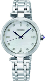 Seiko Biały/Stal Ø30 mm SRZ529P1