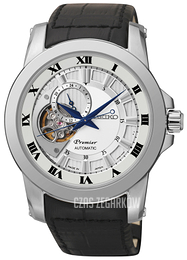 Seiko Premier Srebrny/Skóra Ø42 mm SSA245