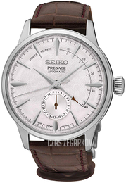 Seiko Presage Biały/Skóra Ø40 mm SSA363J1