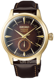 Seiko Presage Brązowy/Skóra Ø40.5 mm SSA392J1