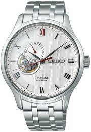 Seiko Presage Biały/Stal Ø41.8 mm SSA443J1