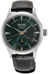 Seiko Presage Zielony/Skóra Ø40.5 mm SSA459J1