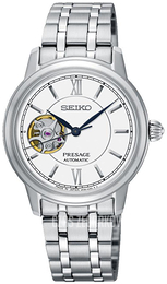 Seiko Presage Biały/Stal Ø34.2 mm SSA809J1