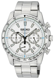 Seiko Biały/Stal Ø40 mm SSB025PC