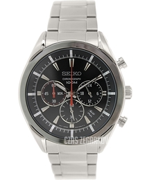 Seiko Czarny/Stal Ø45 mm SSB089